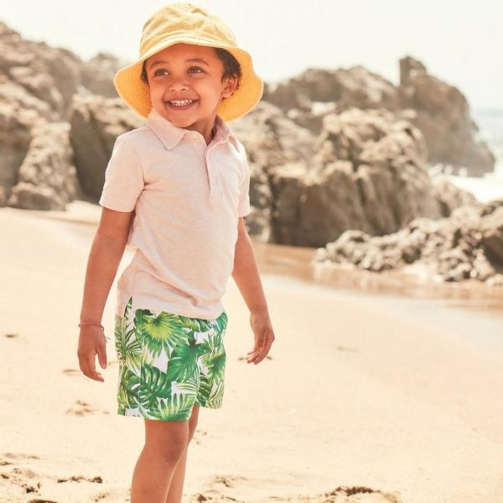 Palm Swim Trunk - Janie and Jack Size 12 - 18 months